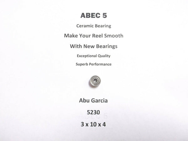 Abu Garcia Part XLT2 2 Speed (89-0)   5230 ABEC 5 Ceramic Bearing 3 x 10 x 4 #02