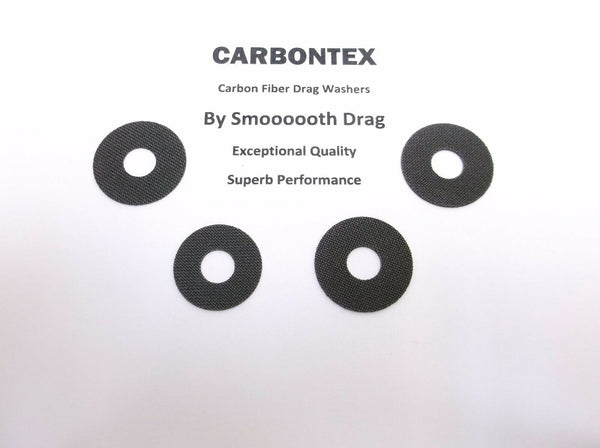 ABU GARCIA REEL PART 6500 C3 99-02 AMB (4) Carbontex Drag Washers #SDA201