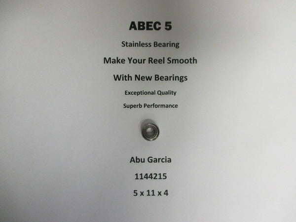 Abu Garcia Part REVO TORO WNCH 61   1144215 ABEC 5 Stainless Bearing 5x11x4 #03