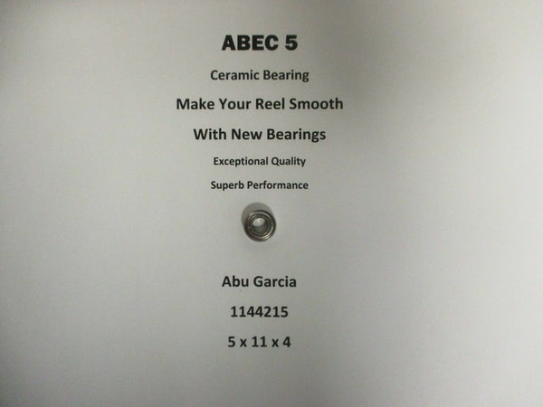 Abu Garcia Part REVO TORO 50-HS 18 00 1144215 ABEC 5 Ceramic Bearing 5x11x4 #07