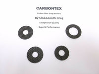 SHIMANO REEL PART - Calcutta 400 - (4) Smooth Drag Carbontex Drag Washers #SDS42