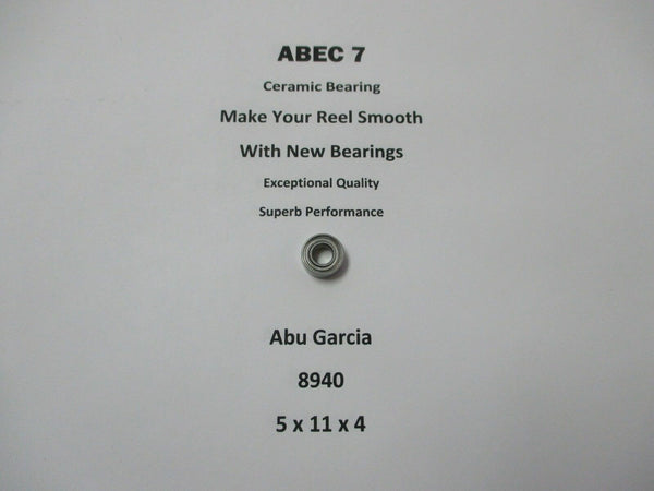 Abu Garcia Part 10000 CL (84-2) 8940 ABEC 7 Ceramic Bearing 5 x 11 x 4 #14