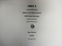 Abu Garcia Part SX1601C (08 00)  10262 ABEC 5 Ceramic Bearing 5 x 11 x 4 #07