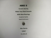 Abu Garcia Part 4600 AL  Amb 12667 ABEC 5 Ceramic Bearing 3 x 10 x 4 #02