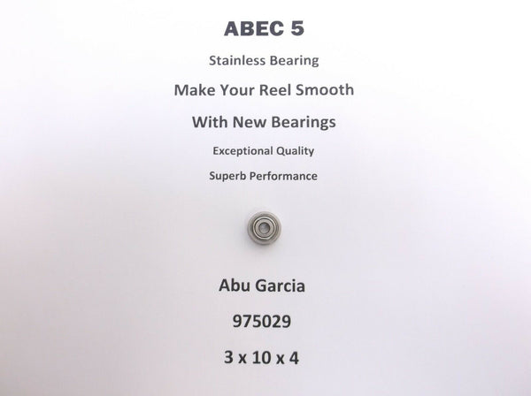 Abu Garcia Part 5000 (84-2) Amb 975029 ABEC 5 Stainless Bearing 3 x 10 x 4 #01