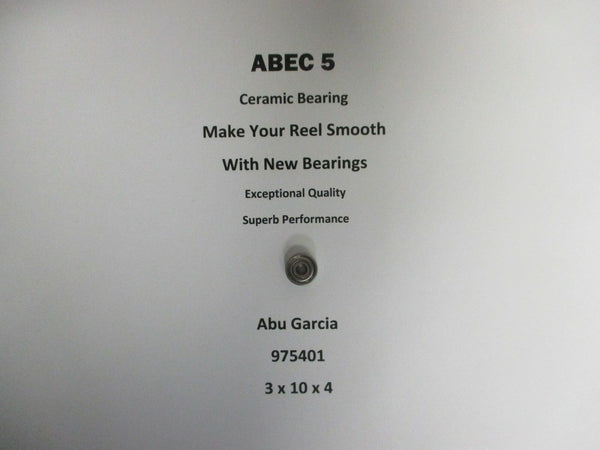 Abu Garcia Part Ultra Mag XL Plus 975401 ABEC 5 Ceramic Bearing 3 x 10 x 4 #02