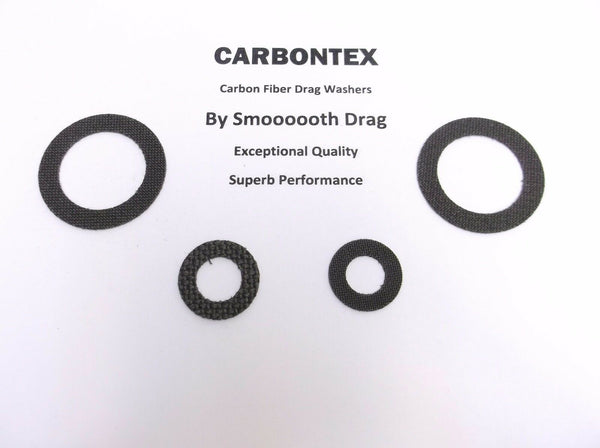 ABU GARCIA REEL PART- 8000C Ambassadeur - (4) Carbontex Drag Washers #SDA208