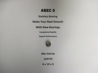 Abu Garcia Part 5600BCK (1600) RED 124735 ABEC 5 Stainless Bearing 4x10x4 #10