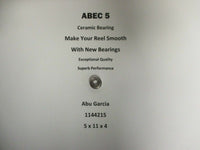 Abu Garcia Part REVO INS-L (17 01)  1144215 ABEC 5 Ceramic Bearing 5x11x4 #07