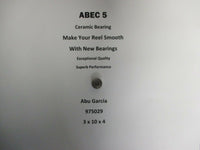 Abu Garcia Part 5600 AL  Amb 975029 ABEC 5 Ceramic Bearing 3 x 10 x 4 #02