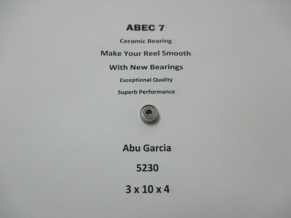Abu Garcia Part 6001 C (87-0 Left) Amb 5230 ABEC 7 Ceramic Bearing 3x10x4 #13