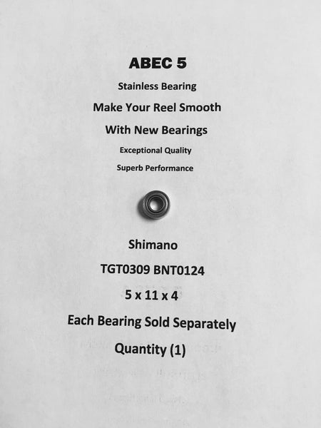 Shimano Chronarch 200E5 TGT0309 BNT0124 ABEC5 Stainless Bearing 5x11x4 #03