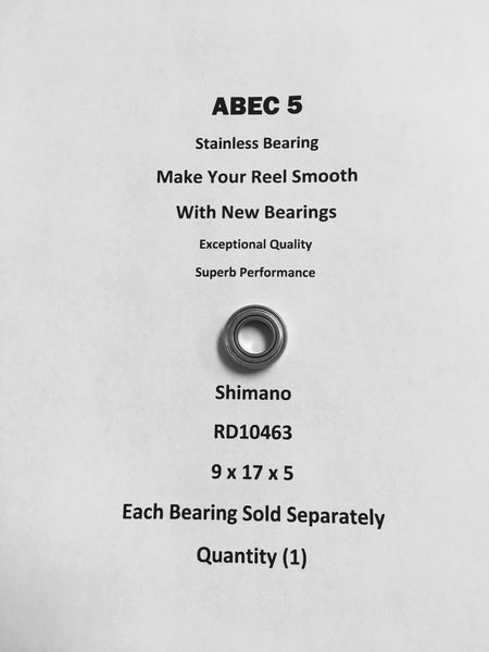 Shimano Sustain 6000FE  RD10463 ABEC5 Stainless Bearing 9x17x5 #04