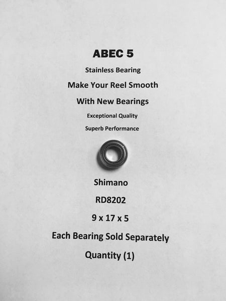 Shimano Thunnus 6000F RD8202 ABEC5 Stainless Bearing 9x17x5 #04