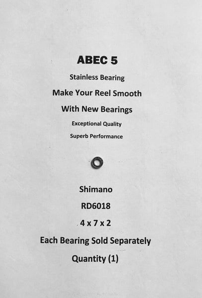 Shimano Symetre 3000FL  RD6018 ABEC5 Stainless Line Roller Bearing 4x7x2 #05