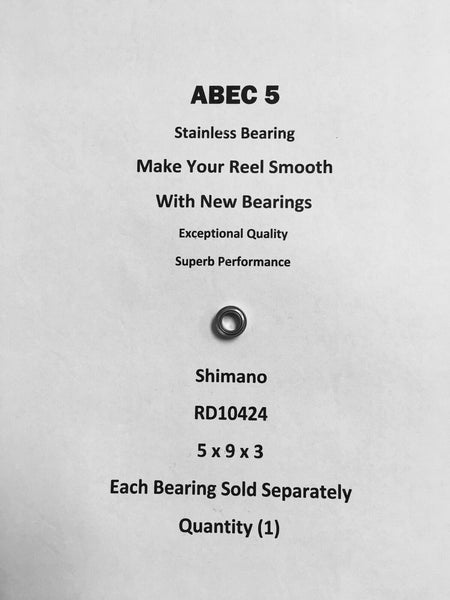 Shimano Symetre 4000RJ  RD10424 ABEC5 Stainless Bearing 5x9x3 #08