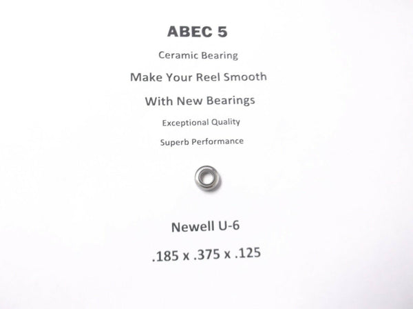 Newell Reel Part S 641 3 U-6 ABEC 5 Ceramic Bearing .185 x .375 x .125 #17