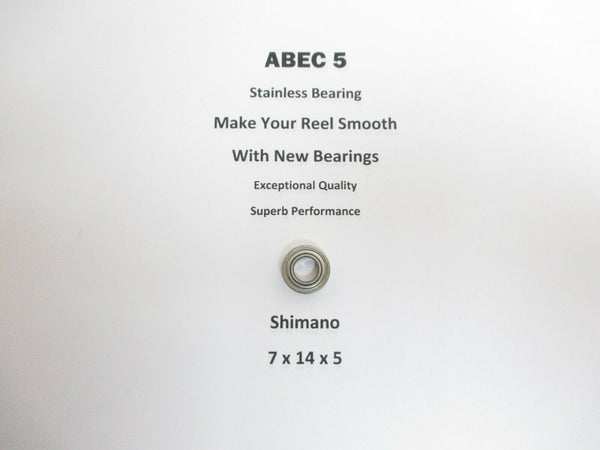 Shimano Sustain SA2500FG RD7934 RD13374 ABEC5 Stainless Bearing 7x14x5 #20