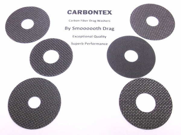 SHIMANO REEL PART Trinidad 40 - (6) Smooth Drag Carbontex Drag Washers #SDS4