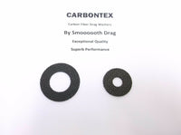 SHIMANO REEL PART - Calais 100A - (2) Smooth Drag Carbontex Drag Washers #SDS35